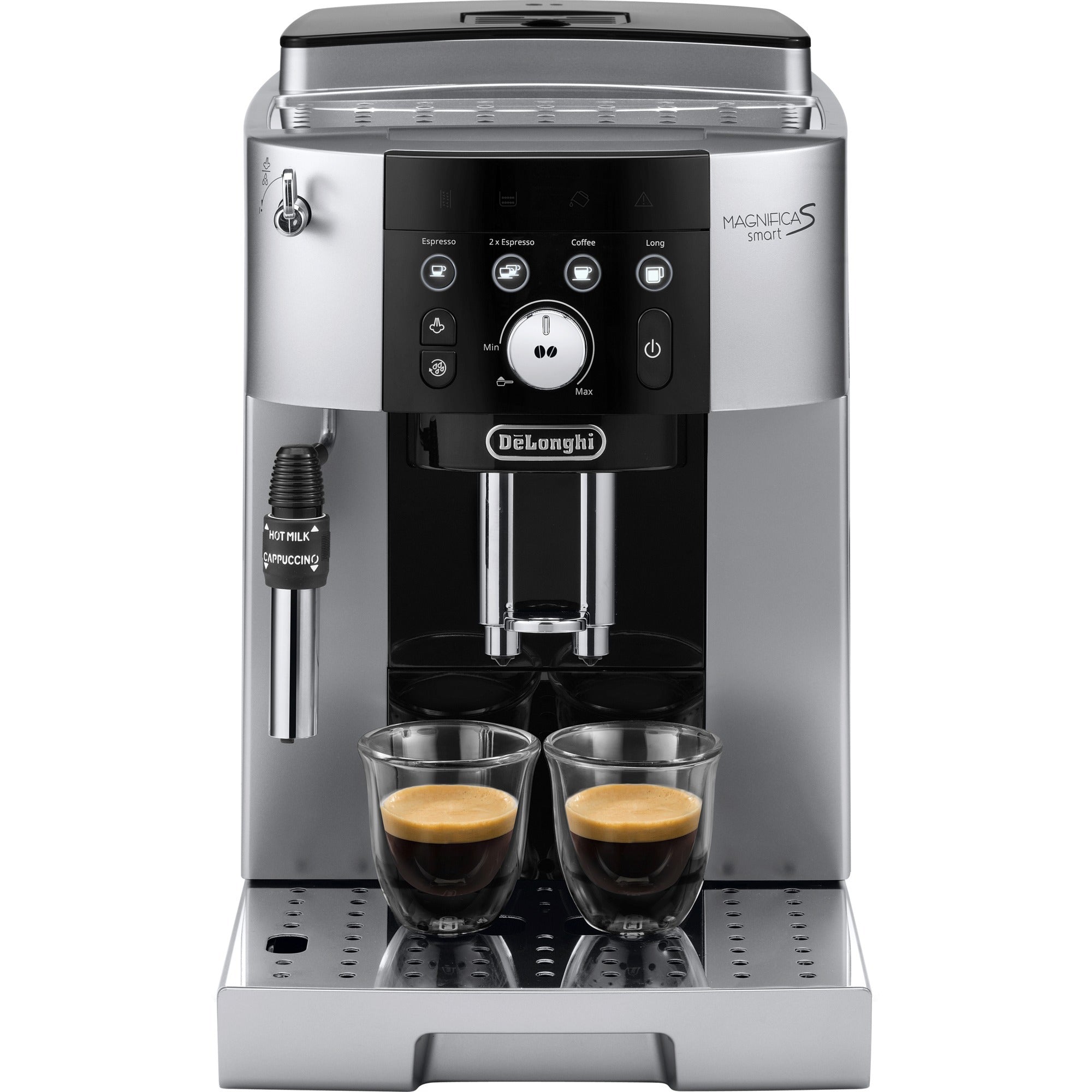 DeLonghi Magnifica S Smart 250.23.SB Fully Automatic Coffee Machine (Silver Black)